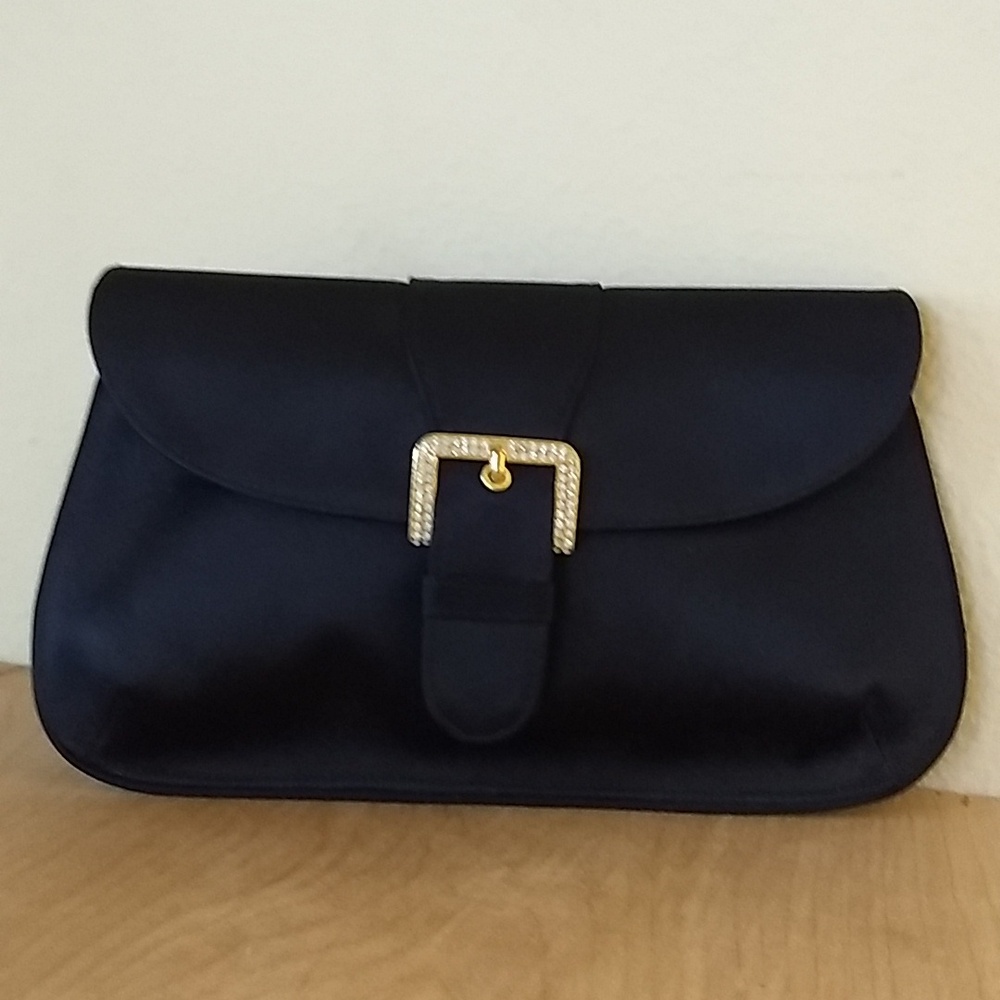 New Elegant Navy Clutch Bag